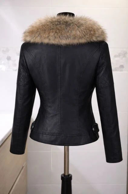 Blouson Perfecto fourrure Femme – Anjou Dressing