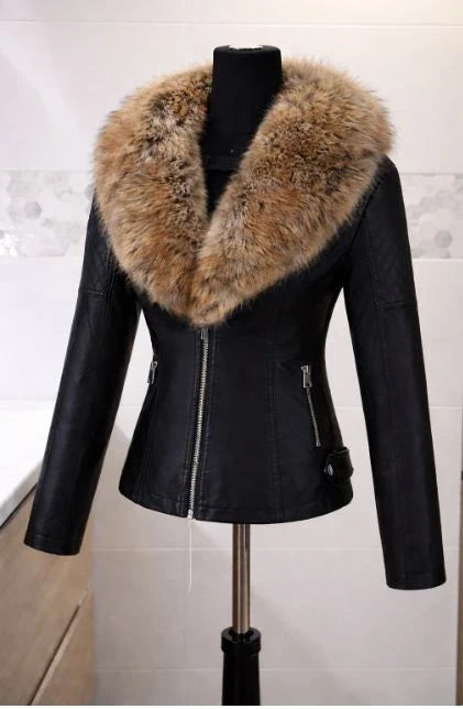 Blouson Perfecto fourrure Femme – Anjou Dressing