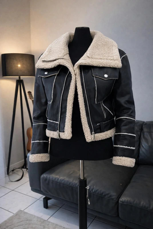 Blouson Aviateur noir Femme – Anjou Dressing