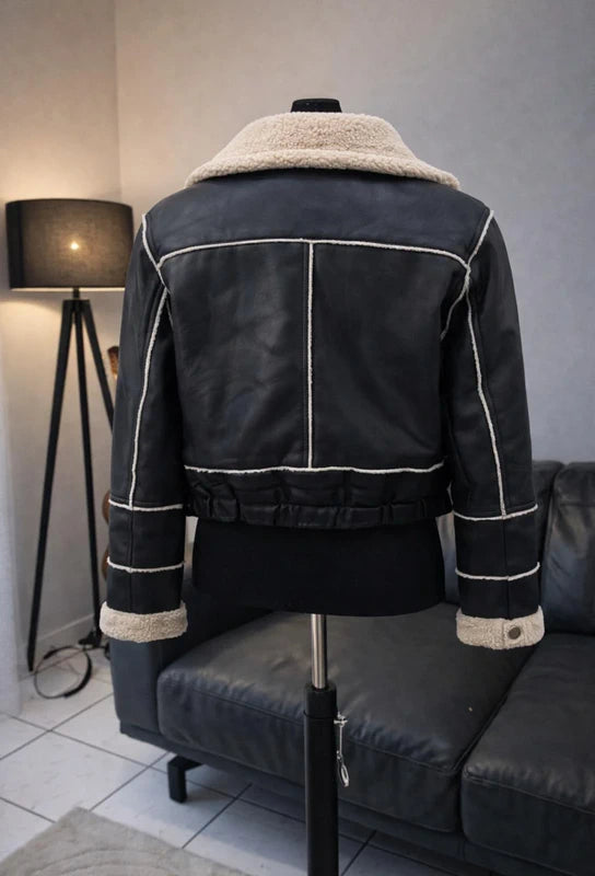 Blouson Aviateur noir Femme – Anjou Dressing